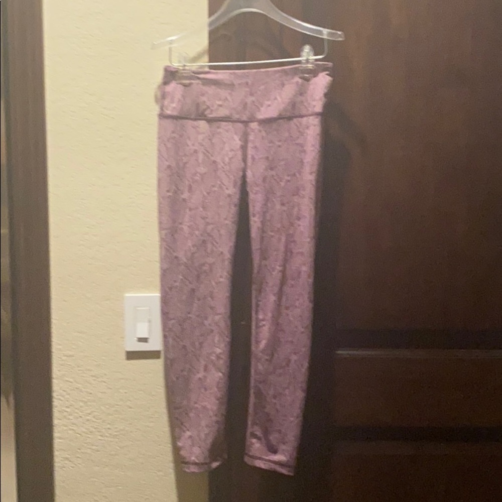 Zella Snake print violet leggings